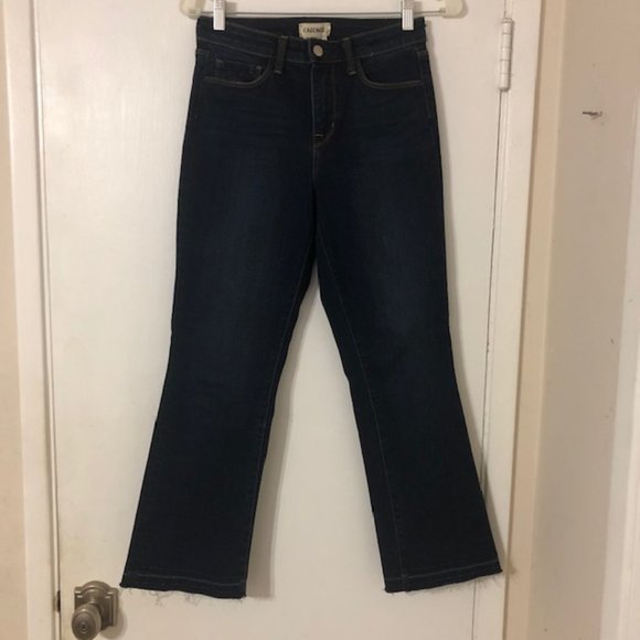 L’Agence Crop Baby Flare Jeans In Pacifica 25 - Picture 2 of 4